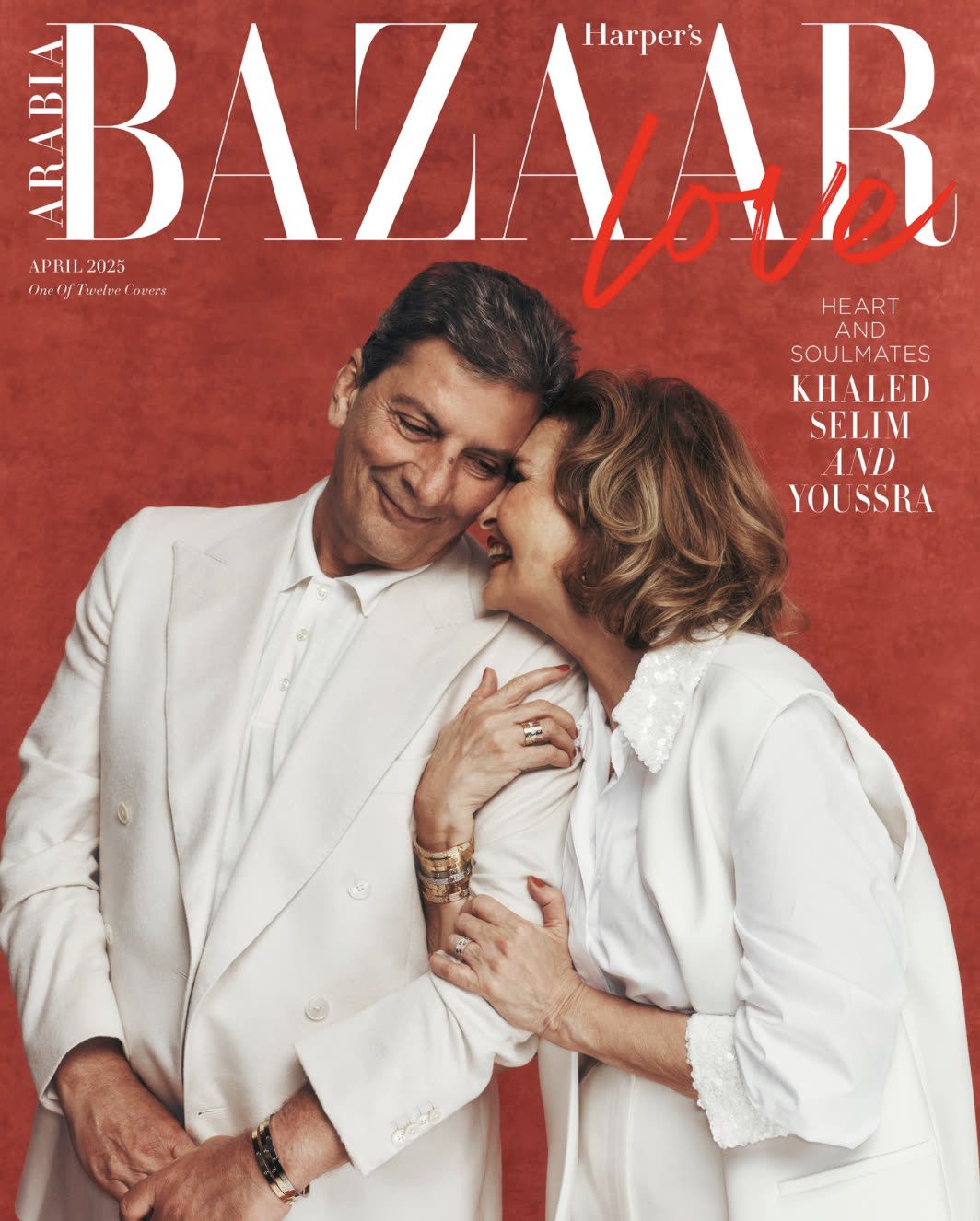 Cartier x Harper's Bazaar Arabia LOVE cover series